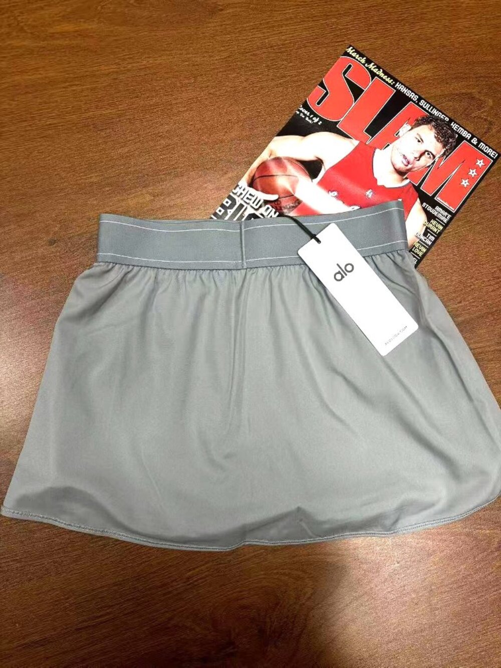 🎀Alo Grey Tennis Skirt 🎀 Sporty High-Waisted Low-Waisted Versatile - Picture 2 of 4